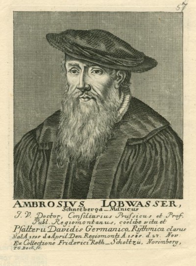 LOBWASSER, AMBROSIUS (1515-1585)