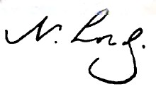 Firma de Nathan Lord