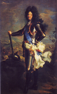 Retrato de Luis XIV armado, de Hyacinthe Rigaud, Museo del Prado, Madrid