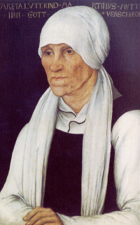 Margarete Luther (1463-1531), madre de Lutero