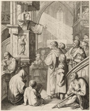 Lutero predicando, por Gustav Konig