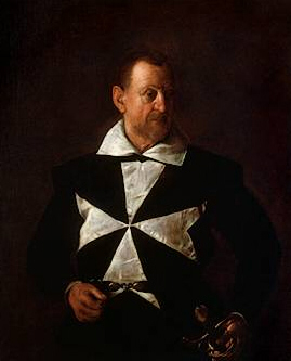 Caballero de la Orden de Malta, Caravaggio