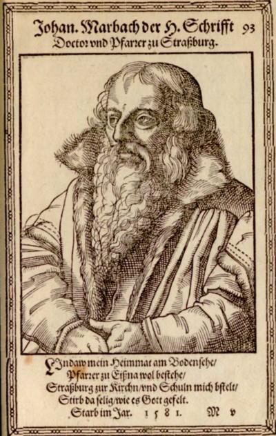 MARBACH, JOHANN (1521-1581)