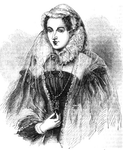 María Estuardo, del original pintado por ZuccheroIlustración de Cassell's Illustrated History of England