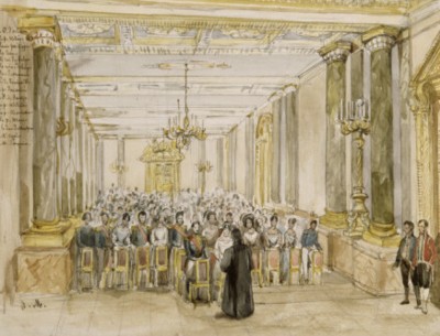 Matrimonio protestante, en la galería Louis Philippe