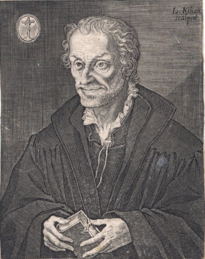 Melanchthon, grabado de Lucas Kilian