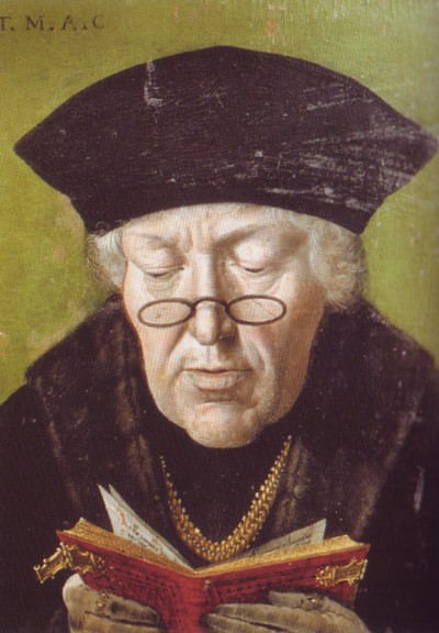 Sir Thomas More, óleo de Mabuse.Museo Granet, Aix-en-Provence