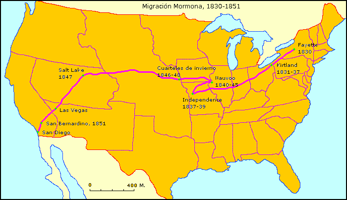 Emigración mormona