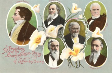 Seis presidentes de los mormones