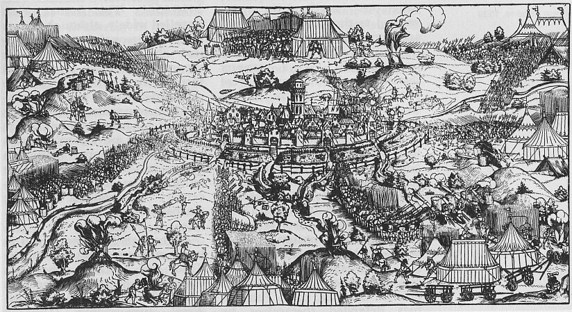 Los anabaptistas de Münster bajo asedio