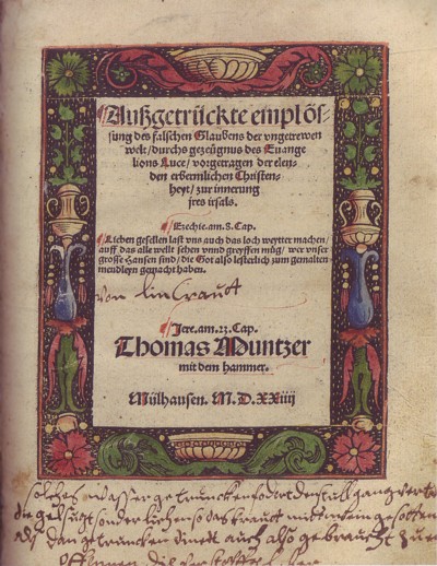 Portada de Aussgetrückte emplössung des falschen Glaubens