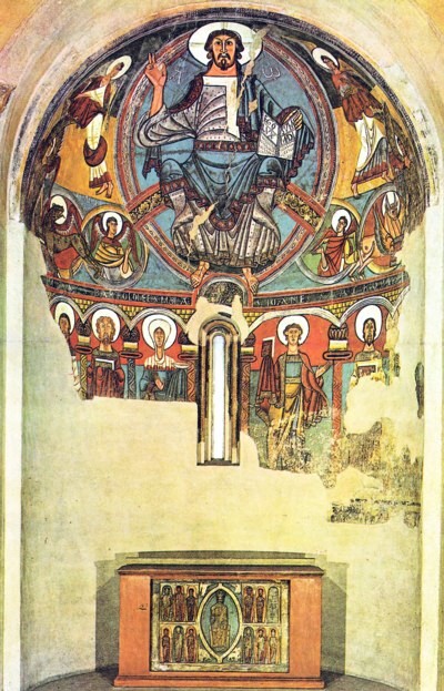 Pantocrator del ábside de San Clemente de Tahull
