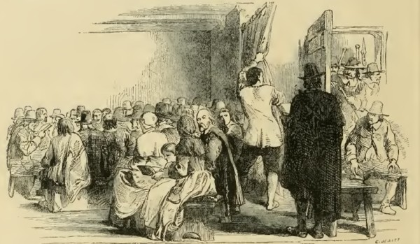 Arresto de no conformistas, ilustración de Cassell's Illustrated History of England