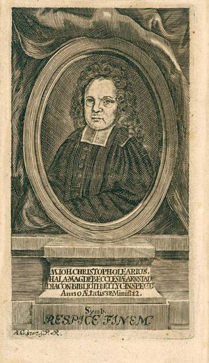 OLEARIUS, JOHANN CHRISTOF (1668-1747)