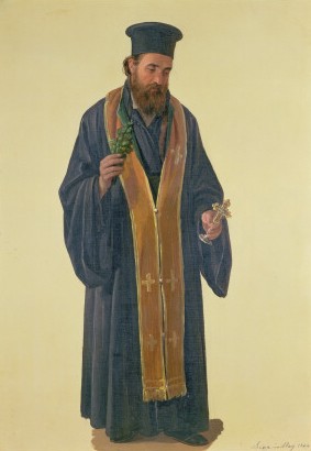 Sacerdote griego, por Joseph Scherer