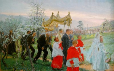 Pascua florida, por Anselmo Guinea