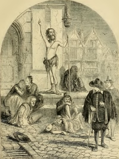 La peste de LondresIlustración de Cassell's Illustrated History of England