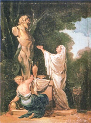 Sacrifico a Pan, atribuido a Goya, colección privada