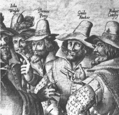 Protagonistas de la conspiración de la pólvora
