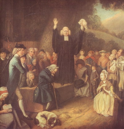 George Whitefield predicando