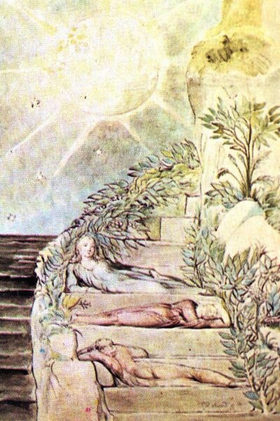 El purgatorio, por William Blake. Asholean Museum. Oxford