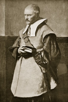 Pettie el puritano, sarcástica ilustración de hutchinsons story of the british nation