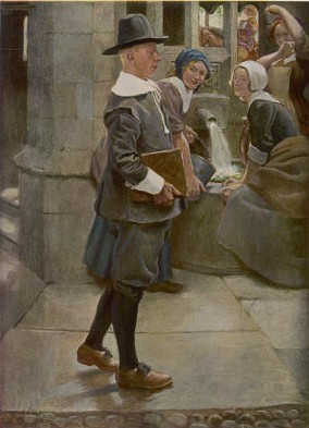 Puritano inglés, por Byam Shaw