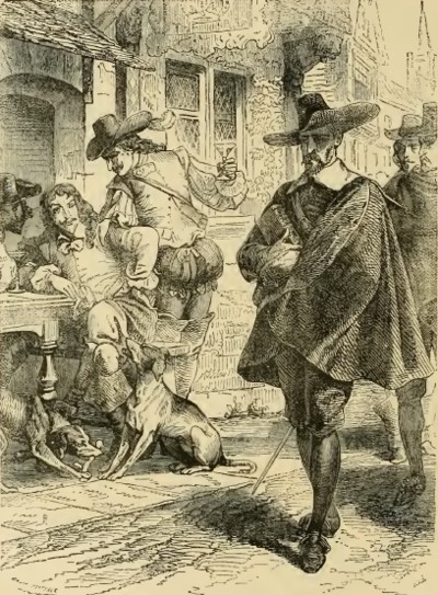 Monárquicos y puritanosIlustración de Cassell's Illustrated History of England