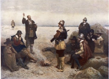 Acción de gracias a Dios al llegar a Nueva Inglaterra