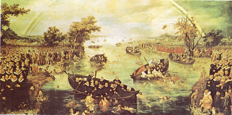 La pesca de las almas, por Adrien van der Verne, Rijksmuseum, Ámsterdam