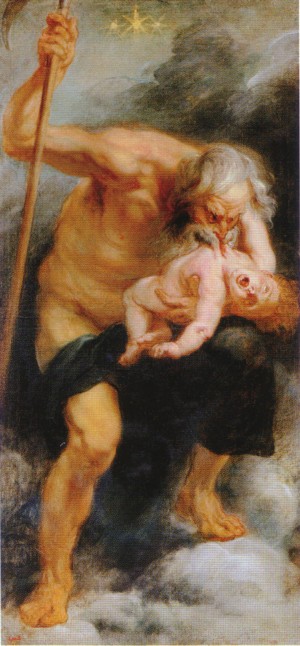 Saturno devorando a sus hijos, por Rubens. Museo del Prado, Madrid