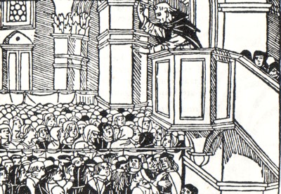 Savonarola predicando