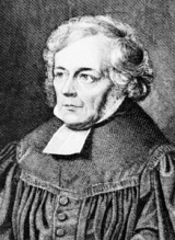 Friedrich Schleiermacher, detalle de un grabado de F. Lehmann, mediados del siglo XIX