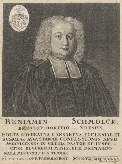 SCHMOLCK, BENJAMIN (1672-1737)