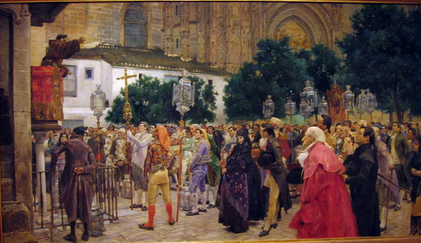 Sermón en el patio de los naranjos, por José Jiménez Aranda