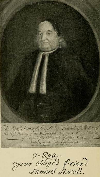 SEWALL, SAMUEL (1652-1730)