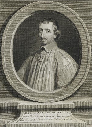 Antoine de Singlin, por Johann Georg Wille