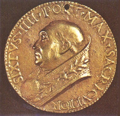 Sixto IV, medalla. Museo Lázaro Galdiano, Madrid