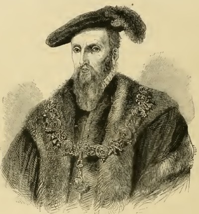 El duque de Somersetilustración de Cassell's Illustrated History of England