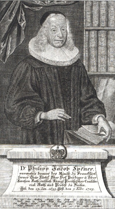 Philipp Jakob Spener, grabado de K. Reinhardt