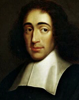 Baruch Spinoza, pintura anónima; en la Herzogliche Bibliothek, Wolfenbuettel, Alemania