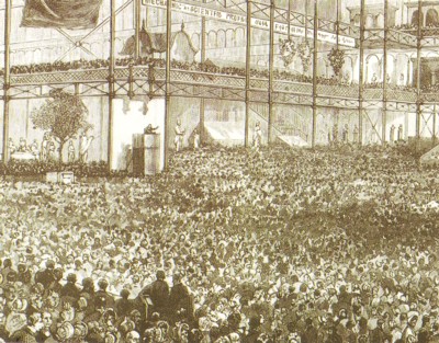 Spurgeon predicando en Crystal Palace