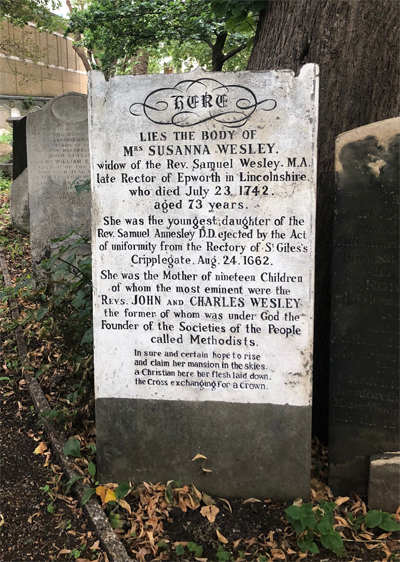 WESLEY, SUSANNA (1669-1742)