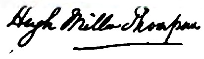 Firma de Hugh Miller Thompson
