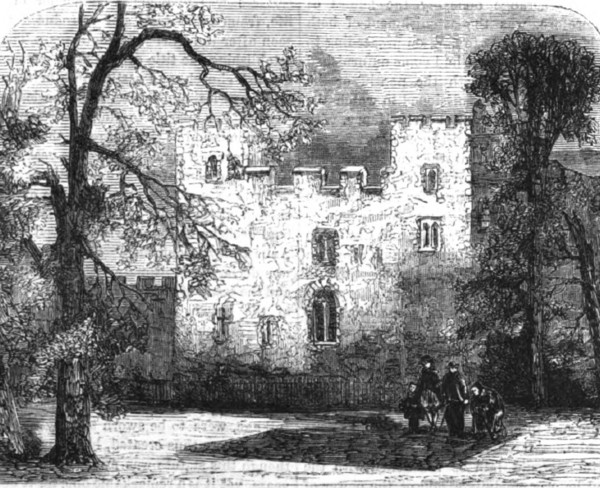 Lugar de ejecuciones dentro de la TorreIlustración de Cassell's Illustrated History of England