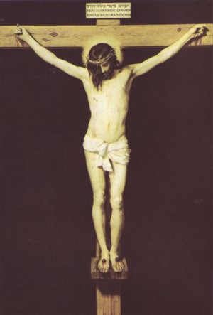 Cristo crucificado, por Velázquez