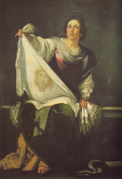 Santa Verónica, c. 1625, de Bernardo Strozzi. Museo del Prado, Madrid