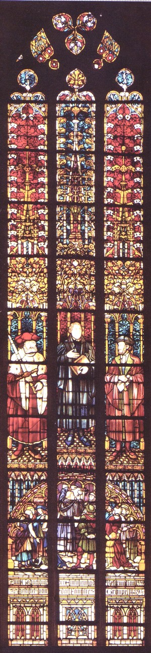 Vidriera de la Thomaskirche, Leipzig