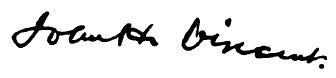 Firma de John Heyl Vincent