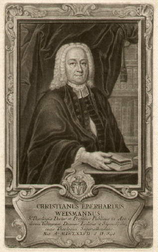 WEISMANN, CHRISTIAN EBERHARD (1677-1747)